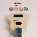 Drewniana gitara edukacyjna zabawka instrument dla dzieci Le Toy Van - 2