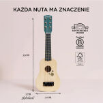 Drewniana gitara edukacyjna zabawka instrument dla dzieci Le Toy Van - 4