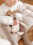 Pluszowy biały Miś Ach Good! 25 cm pierwsza przytulanka dla dzieci sigikid - 5