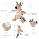 Pluszowa pacynka Wilk maskotka teatrzyk zabawka przytulanka dzieci sigikid - 6