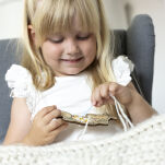 Zestaw kreatywny haftowanie, drewniana artystyczna zabawka dla dzieci Micki - 4