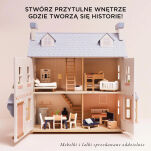 Drewniany domek dla lalek Mayberry Manor, zabawka dla dzieci, Le Toy Van - 6