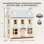 Drewniany domek dla lalek Mayberry Manor, zabawka dla dzieci, Le Toy Van - 4