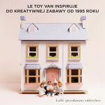 Drewniany domek dla lalek Mayberry Manor, zabawka dla dzieci, Le Toy Van - 5