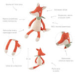Pierwsza przytulanka dla dzieci Lisek 42cm maskotka zabawka dzieci sigikid - 3