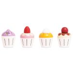 Drewniane muffinki zestaw, babeczki, zabawka gotowanie cukiernia Le Toy Van - 4