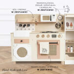 Duża drewniana kuchnia dla dzieci, zabawkowa kuchenka, gotowanie Le Toy Van - 2