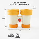 Drewniana lornetka zabawka sensoryczna dla dzieci, kalejdoskop, Le Toy Van - 4