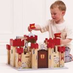 Drewniany zamek Lionheart, zabawka dla dzieci, domek dla lalek, Le Toy Van - 6