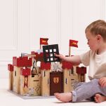 Drewniany zamek Lionheart, zabawka dla dzieci, domek dla lalek, Le Toy Van - 9