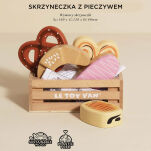 Drewniane pieczywo w skrzynce, zabawka dla dzieci, stragan sklep Le Toy Van - 3