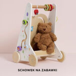 Drewniany chodzik edukacyjny, pchacz, sensoryczna zabawka dzieci Le Toy Van - 4