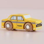 Kolekcjonerski samochodzik GT245 Trixie taksówka drewniane auto Le Toy Van - 3