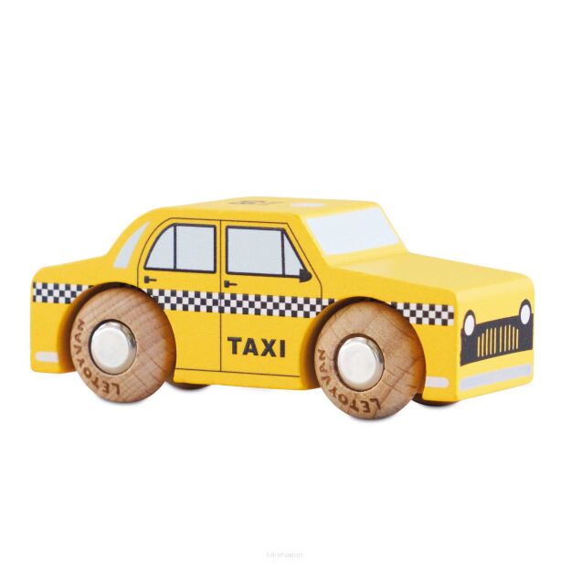 Kolekcjonerski samochodzik GT245 Trixie taksówka drewniane auto Le Toy Van