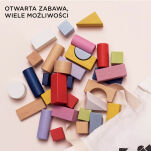 Drewniane klocki zestaw 60 sztuk zabawka edukacyjna dla dzieci, Le Toy Van - 3