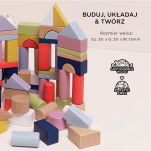 Drewniane klocki zestaw 60 sztuk zabawka edukacyjna dla dzieci, Le Toy Van - 5