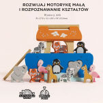 Arka Noego, sorter kształtów, figurki, statek zwierzątka zabawka Le Toy Van - 4