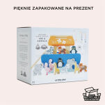 Arka Noego, sorter kształtów, figurki, statek zwierzątka zabawka Le Toy Van - 5