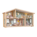 Drewniany domek dla lalek Star House zabawa lalkami dla dzieci Lundby - 3