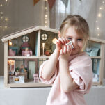 Drewniany domek dla lalek Star House zabawa lalkami dla dzieci Lundby - 4