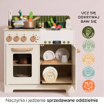 Drewniana kuchnia dla dzieci ze zmywarką zabawkowa kuchenka Le Toy Van - 4