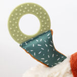 Zabawka rozwojowa Wiewiórka szeleścik grzechotka gryzaczek lusterko sigikid - 5