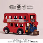 Paddington drewniany piętrowy autobus zabawka dla dzieci auto Le Toy Van - 2