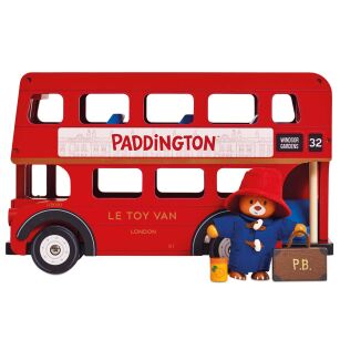 Paddington drewniany piętrowy autobus zabawka dla dzieci auto Le Toy Van