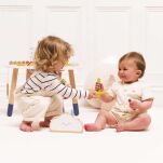 Tęczowa chmurka drewniana zabawka edukacyjna pierwsza gra dzieci Le Toy Van - 7