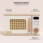 Drewniana kuchenka mikrofalowa dla dzieci, zabawa w gotowanie Le Toy Van - 2