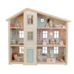 Drewniany domek dla lalek Wonder House zabawa lalkami dla dzieci Lundby - 2