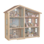 Drewniany domek dla lalek Wonder House zabawa lalkami dla dzieci Lundby - 3
