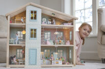 Drewniany domek dla lalek Wonder House zabawa lalkami dla dzieci Lundby - 8