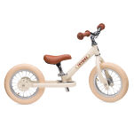 Pierwszy rowerek trójkołowy dziecięcy biegowy 2w1 kremowy matowy Trybike - 3