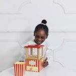 Drewniana maszyna do popcornu, zabawka dla dzieci, gotowanie, Le Toy Van - 3