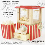 Drewniana maszyna do popcornu, zabawka dla dzieci, gotowanie, Le Toy Van - 2