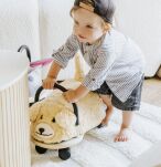 Jeździk Pluszowy Piesek pierwszy pojazd zabawka dla dzieci Wheelybug - 3