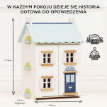 Drewniany domek dla lalek Bluebelle, zabawka dla dzieci, domki, Le Toy Van - 6