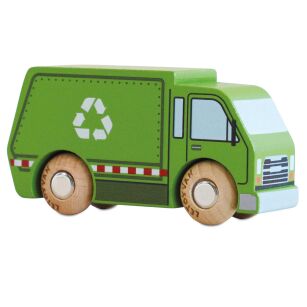 Kolekcjonerski samochodzik GT200 Rudy śmieciarka drewniane auto Le Toy Van