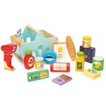 Drewniany koszyk z zakupami i skanerem dla dzieci zabawa w sklep Le Toy Van - 11