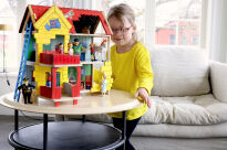Domek dla lalek Willa Śmiesznotka Pippi Langstrumpf, zabawka dla dzieci - 5