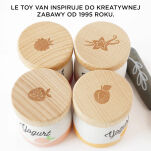 Drewniane jedzenie jogurty do zabawy akcesoria kuchenne, zabawka Le Toy Van - 4