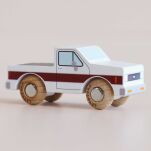 Kolekcjonerski samochodzik GT165 Charlie pick-up drewniane auto Le Toy Van - 3