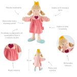 Pluszowa pacynka Księżniczka 35cm maskotka teatrzyk zabawka dzieci sigikid - 4