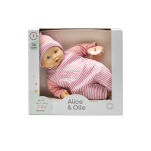 Duża lalka Alice 30cm bobas + smoczek, zabawka dla dzieci, Lillan & Friends - 4