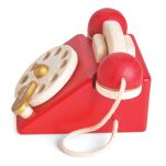 Drewniany telefon vintage, zabawka dla dzieci, odgrywanie ról, Le Toy Van - 7