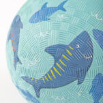 Gumowa piłka do zabawy Rekiny 12 cm zabawka rozwojowa dla dzieci sigikid - 2