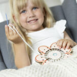 Zestaw kreatywny 3 drewniane ramki tkackie, krosno zabawka dla dzieci Micki - 2