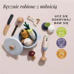 Drewniane akcesoria kuchenne zestaw do gotowania zupy zabawka Le Toy Van - 4