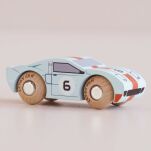 Kolekcjonerski samochodzik GT145 Fred wyścigowe drewniane auto Le Toy Van - 3